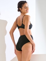 Lisca Princess black high waist brief