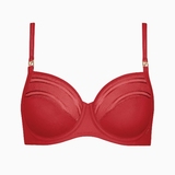 Lisca Princess red non-padded bra