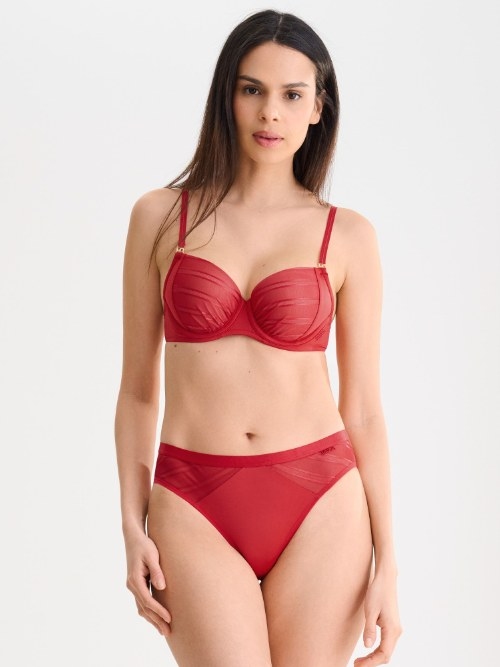 Lisca Princess red padded bra