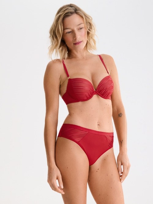 Lisca Princess red push up bra