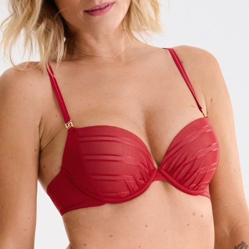 Lisca Princess red push up bra