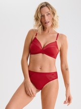 Lisca Princess red wireless bra
