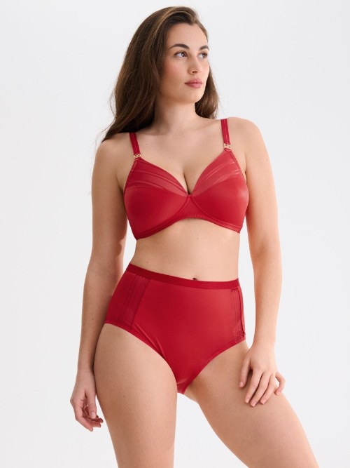 Lisca Princess red wireless bra