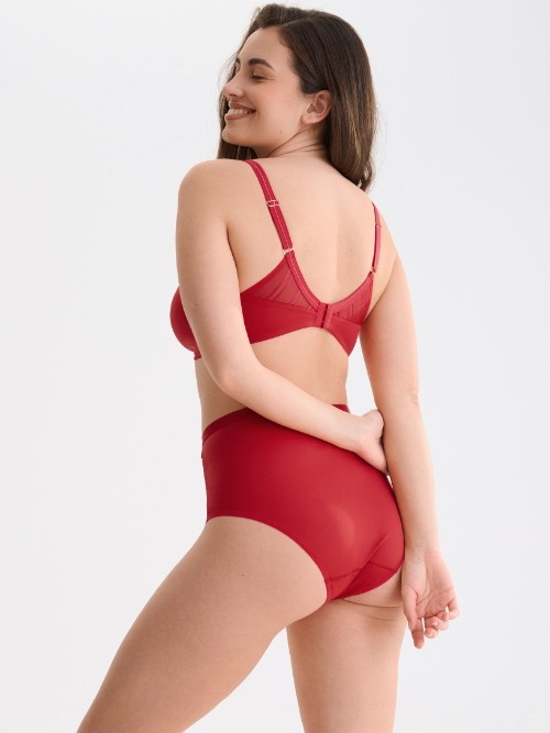 Lisca Princess red wireless bra