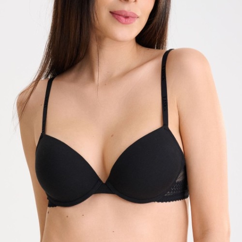 Lisca Fusion black push up bra