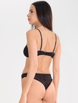 Lisca Shiny Star black non-padded bra