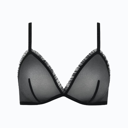 Lisca Shiny Star black non-padded bra