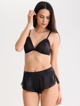 Lisca Shiny Star black short