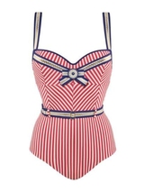 Marlies Dekkers Swimwear sample Victoria red/print bathingsuit