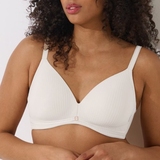 Lisca Laura white wireless bra