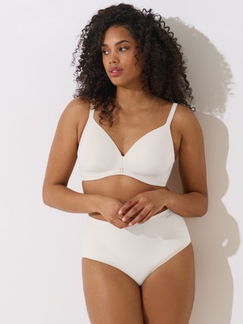 Lisca Laura white high waist brief