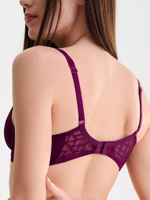 Lisca Opal magenta non-padded bra