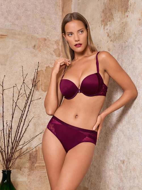 Lisca Opal magenta push up bra