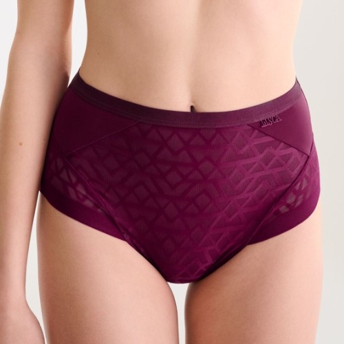 Lisca Opal magenta high waist brief