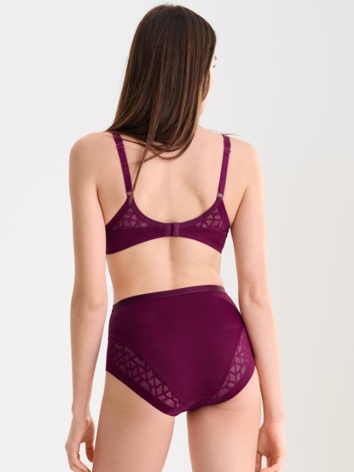Lisca Opal magenta high waist brief