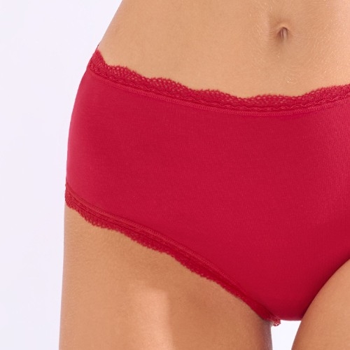 Lisca Everyday red high waist brief