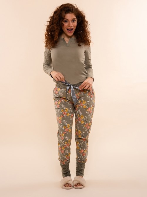 Charlie Choe Lovely Nights green pyjama pant