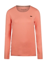 Charlie Choe Lovely Nights coral pyjama shirt