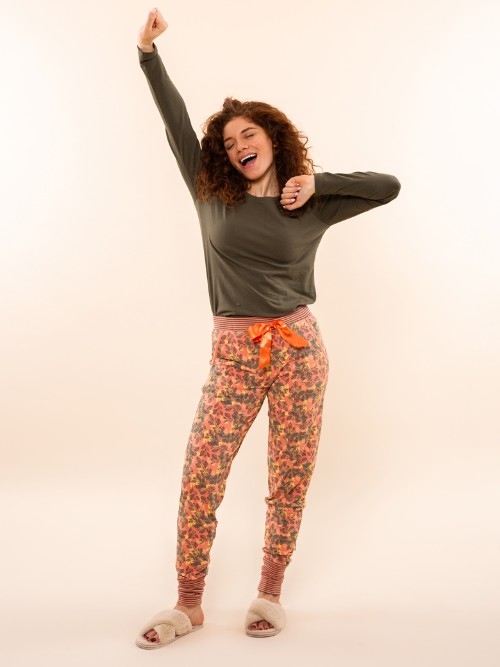 Charlie Choe Lovely Nights coral pyjama pant