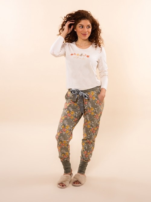 Charlie Choe Lovely Nights off white pyjama shirt