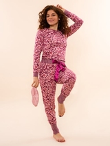 Charlie Choe Cozy Days purple pyjama shirt