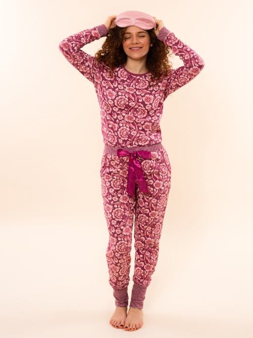 Charlie Choe Cozy Days purple pyjama pant