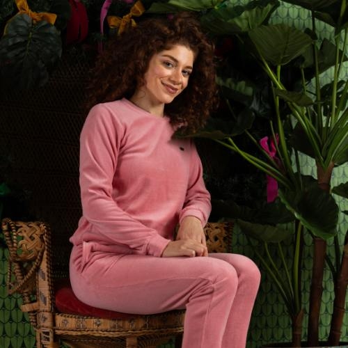 Charlie Choe Cozy Days mauve pajama