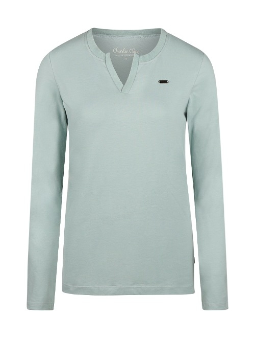 Charlie Choe Cozy Days blue pyjama shirt