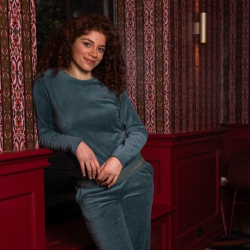 Charlie Choe Cozy Days green pajama