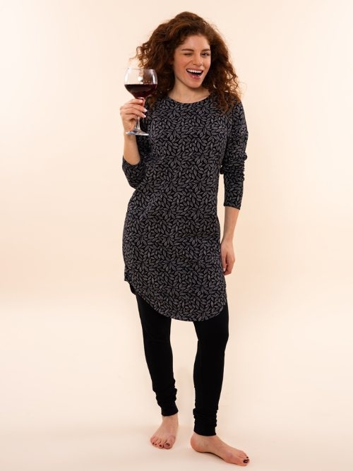 Charlie Choe Fall in Love black pyjama pant