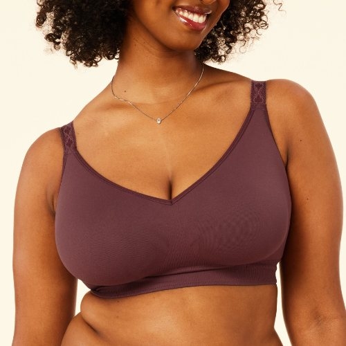 Sugar Candy Basic plum wireless bra