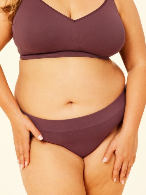 Sugar Candy Basic plum brief