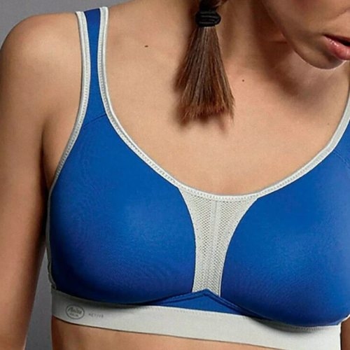 Anita Active Impact Control blue sport bra