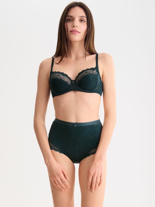 Lisca Evelyn green non-padded bra