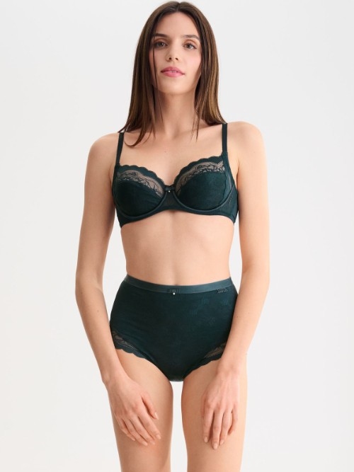Lisca Evelyn green non-padded bra
