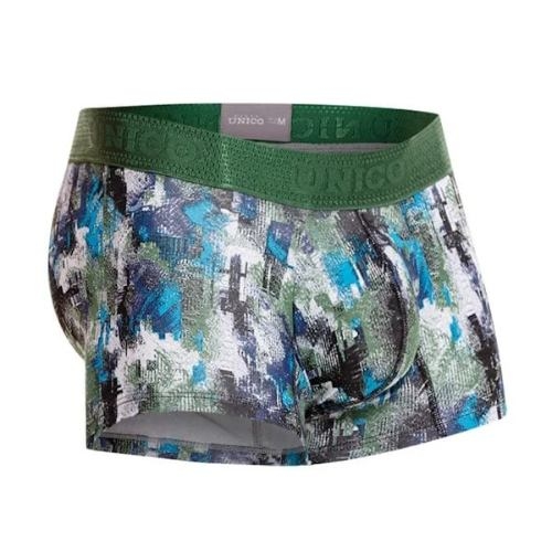 Mundo Unico Paneria green/print sport trunk