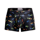 Mundo Unico Chocones black/print sport trunk