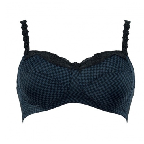 Anita Care Josephine blue/black prosthesis bra