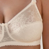 Rosa Faia Lace Rose champagne wireless bra