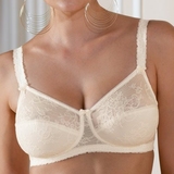 Rosa Faia Lace Rose champagne wireless bra
