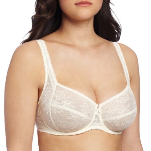 Rosa Faia Lace Rose champagne non-padded bra