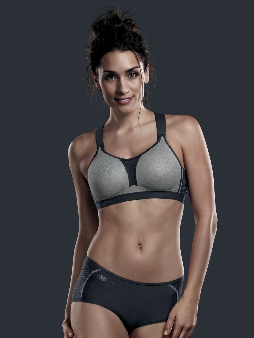 Anita Active DynamiX Star grey sport bra