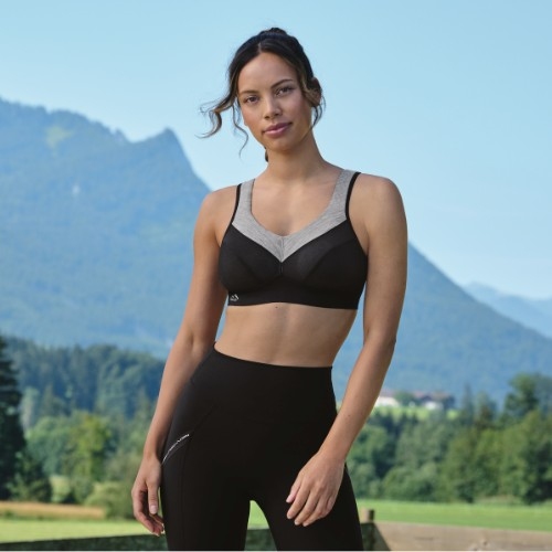 Anita Active Sport Tights Compression PanAlp black/grey sport bra