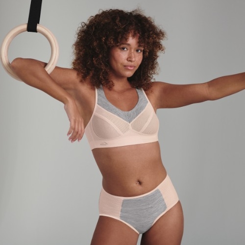 Anita Active Sport Tights Compression PanAlp pink/grey sport brief