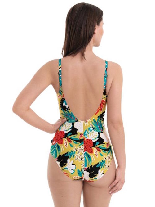 Rosa Faia Swimwear Mona ochre yellow bathingsuit