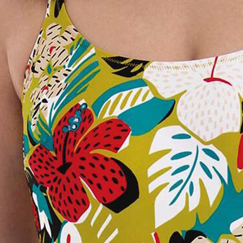 Rosa Faia Swimwear Mona ochre yellow bathingsuit