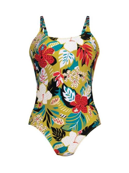Rosa Faia Swimwear Mona ochre yellow bathingsuit