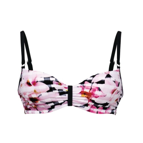 Anita Swimwear Mavi black/white soft-cup bikini bra