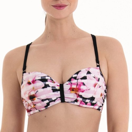 Anita Swimwear Mavi black/white soft-cup bikini bra