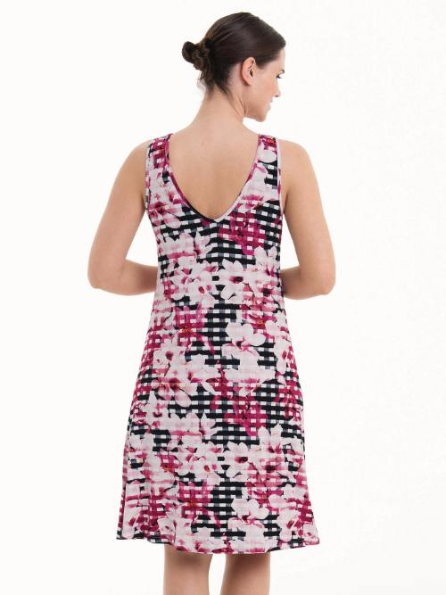 Anita Swimwear Mala black/white beach dress